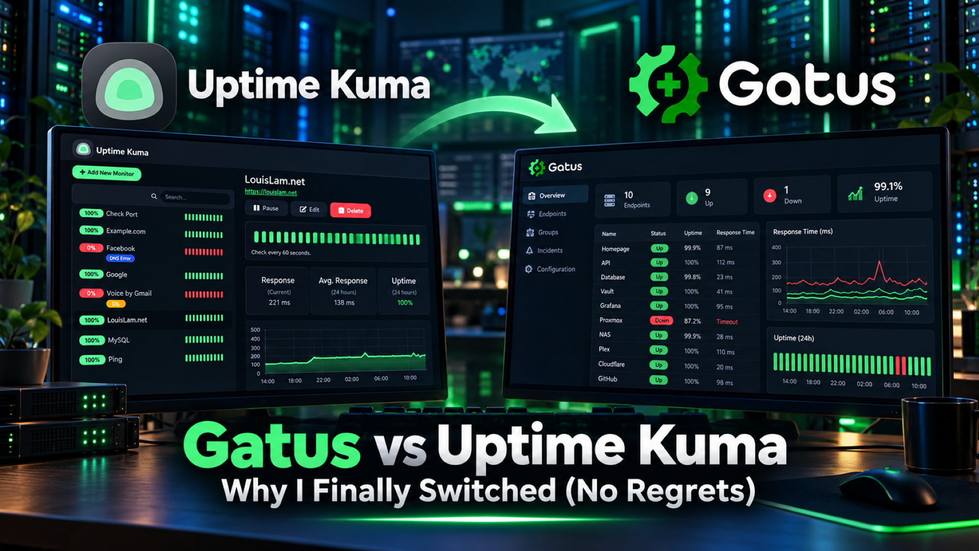 Gatus vs Uptime Kuma: Why I Finally Switched (No Regrets)